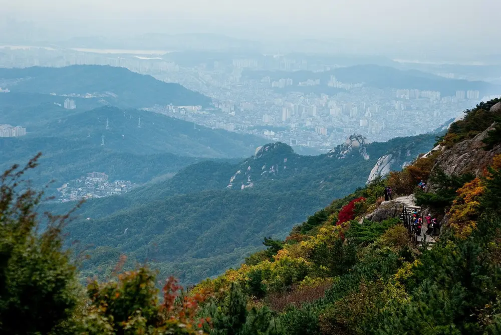 Seoul viewed from Bukhansan