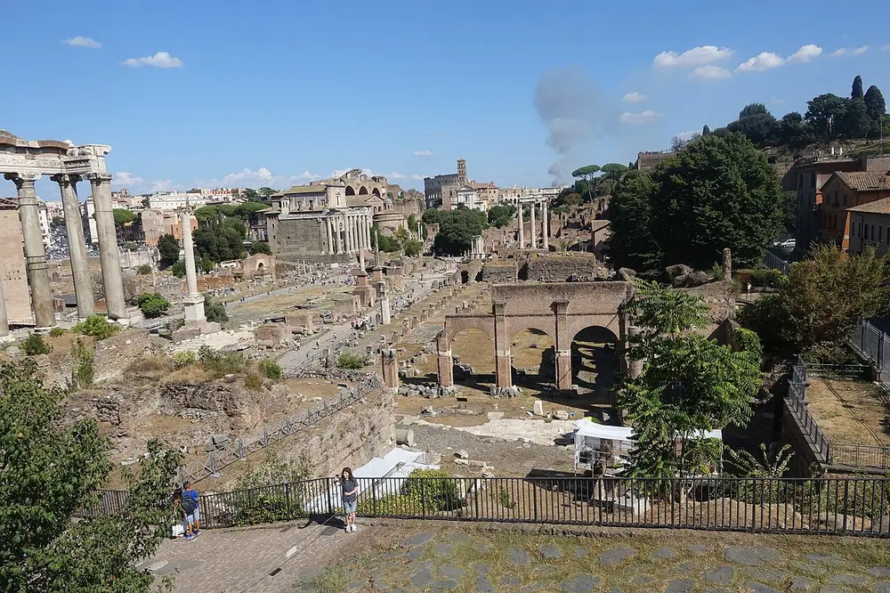 Ancient ruins of the Roman Forum