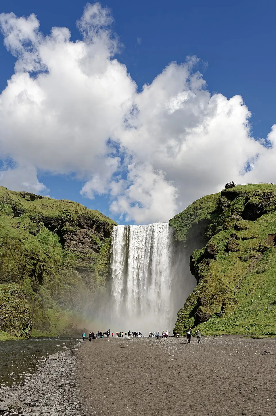 Skógafoss waterfall in southern Iceland