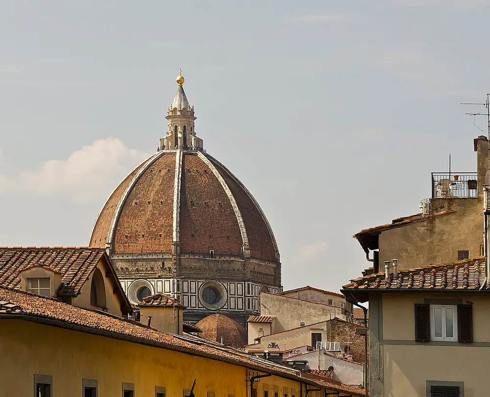 The Duomo’s dome from a window of San Marco
