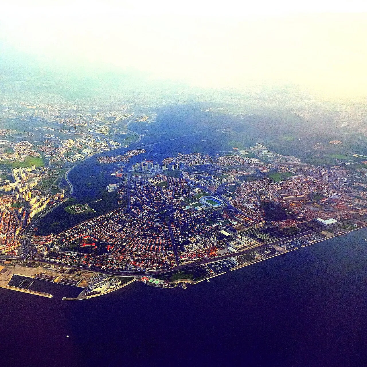 The Belém area of Lisbon